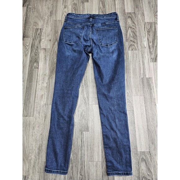 (3/$35) Universal Thread Jeans Womens 8 Blue High Rise Skinny Stretch Denim - Picture 2 of 11